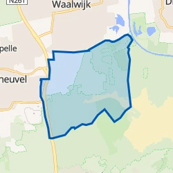 Kaart van Het Hoekske