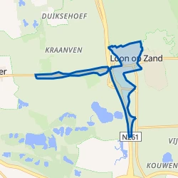 Kaart van Oud-Loon