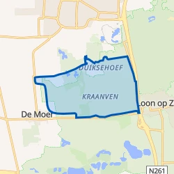 Kaart van Bergeind
