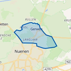 Kaart van Gerwen