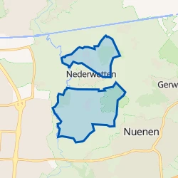 Kaart van Verspreide huizen Nederwetten