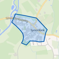 Kaart van Spoordonk