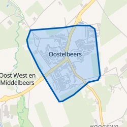 Kaart van Oostelbeers