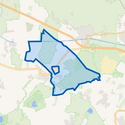Kaart van Verspreide huizen Oostelbeers