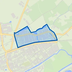 Kaartje van Industrieterrein Laarakkers