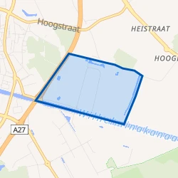 Kaartje van Industrieterrein Heikant