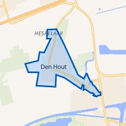 Kaart van Den Hout