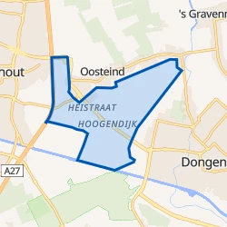 Kaart van Buitengebied-Oosteind-Zuid