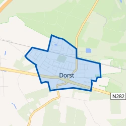 Kaart van Dorst