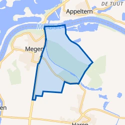 Kaartje van Buitengebied Maasakker