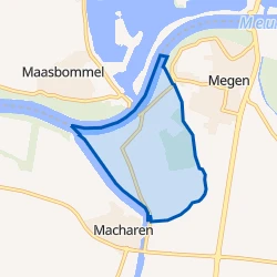Kaartje van Buitengebied De Waarden
