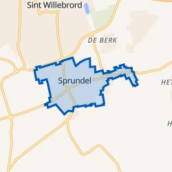 Kaart van Sprundel