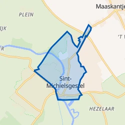 Kaart van Sint-Michielsgestel