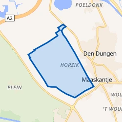 Kaart van Verspreide huizen Maaskantje