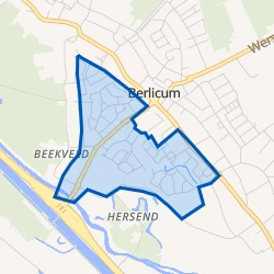 Kaart van Westerbroek en Beekveld