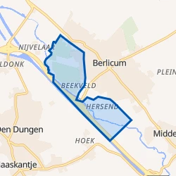 Kaart van Verspreide huizen Beekveld-Hersend