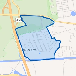 Kaart van 't Zand