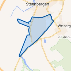Kaart van Steenbergen-Zuid