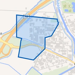 Kaartje van Industrieterrein Reinierpolder