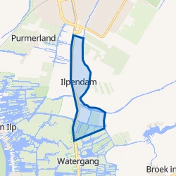 Kaart van Ilpendam