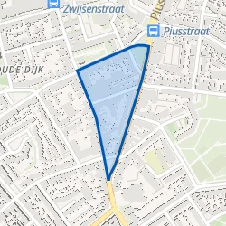 Kaart van Broekhoven I West