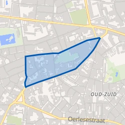 Kaart van Sint Anna Zuid