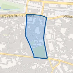 Kaart van Bomenbuurt Oost