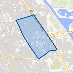 Kaart van Hoefstraat Zuid