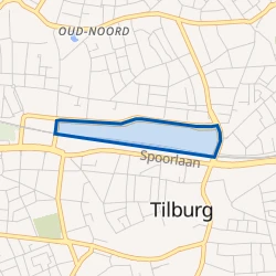 Kaart van Spoorzone Noord-Oost