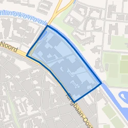 Kaartje van Ind.terrein Kanaalzone Noord-Oost