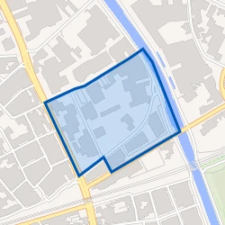 Kaartje van Ind.terrein Kanaalzone Zuid