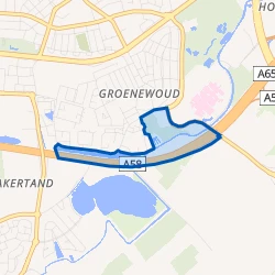 Kaartje van Groenewoud Zuid