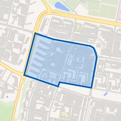 Kaart van Jagersbuurt West
