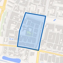 Kaart van Luchthavenbuurt Oost