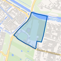 Kaartje van Wandelbos Noord-West