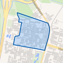 Kaart van Stokhasselt Noord-Oost