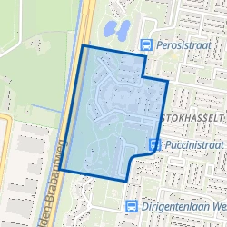 Kaart van Stokhasselt West