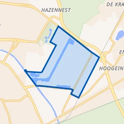Kaartje van Ind.terrein Loven Noord
