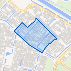 Kaart van Gesworen Hoek Zuid