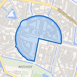 Kaart van De Kievit Zuid-Oost
