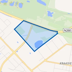 Kaartje van Buitengebied Kraaiven West