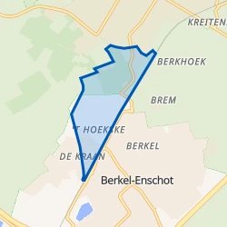 Kaart van Buitengebied B-E Noord-West