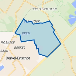 Kaart van Buitengebied B-E Noord-Oost