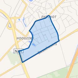 Kaart van Enschot Midden