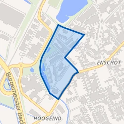 Kaart van Enschotse Akkers