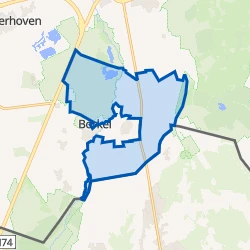 Kaart van Verspreide huizen Malpiebergse- en Opperheide