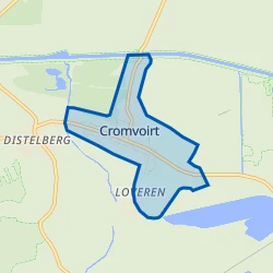 Kaart van Cromvoirt