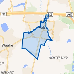 Kaart van Aalst