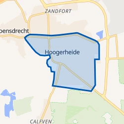 Kaart van Hoogerheide