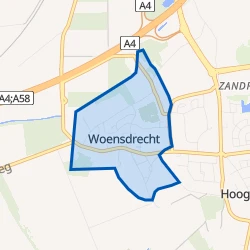 Kaart van Woensdrecht